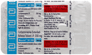 Mazetol Sr 200 Tablet 15